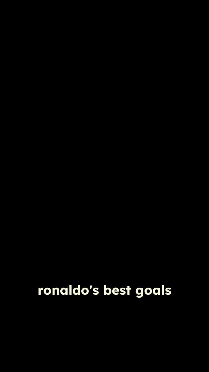 Ronaldo's Best Goals of 2025