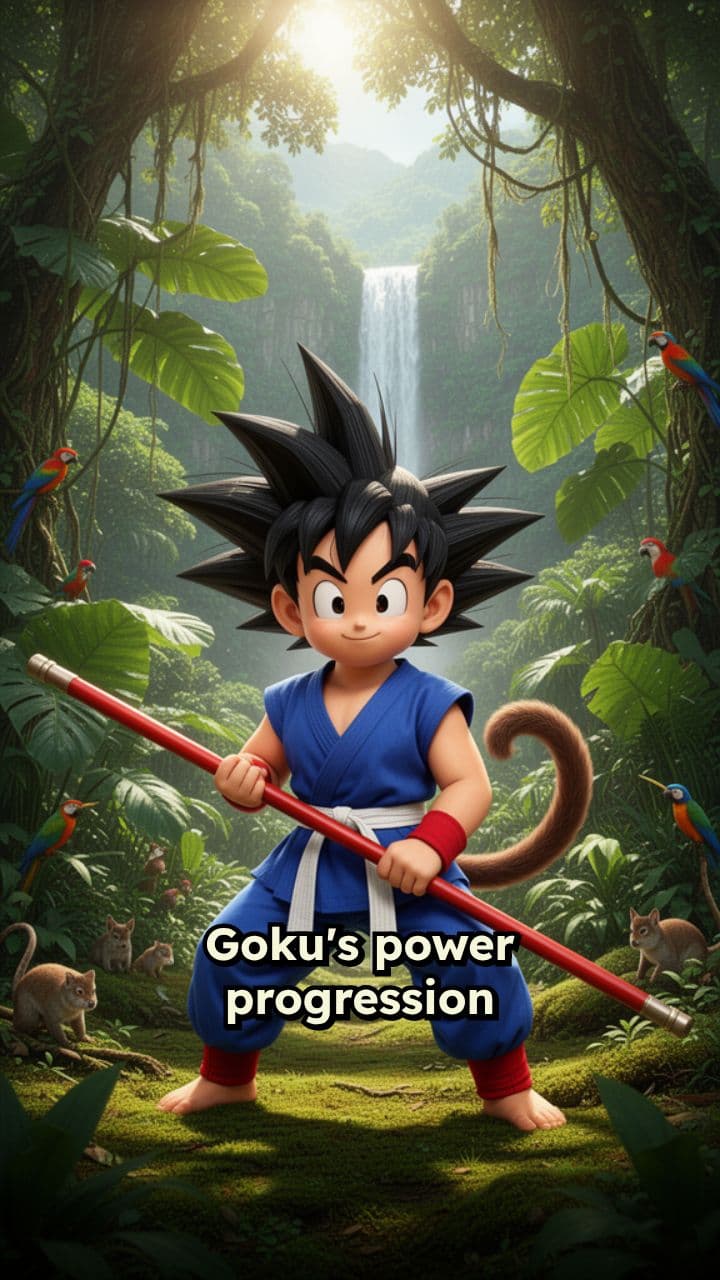 Goku’s Insane Power Progression