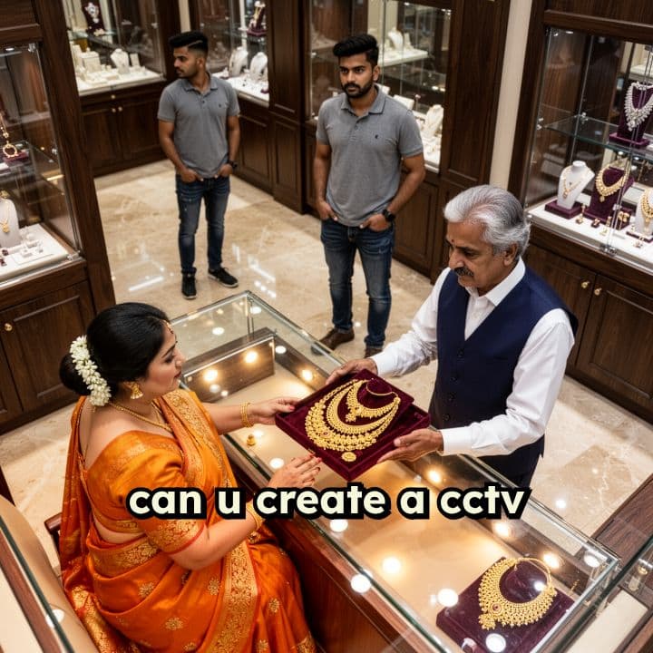 CCTV Footage: Jewellery Store Suspicious Customer