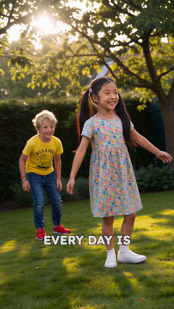 Vibrant Play - Children's Clothing Line Ad