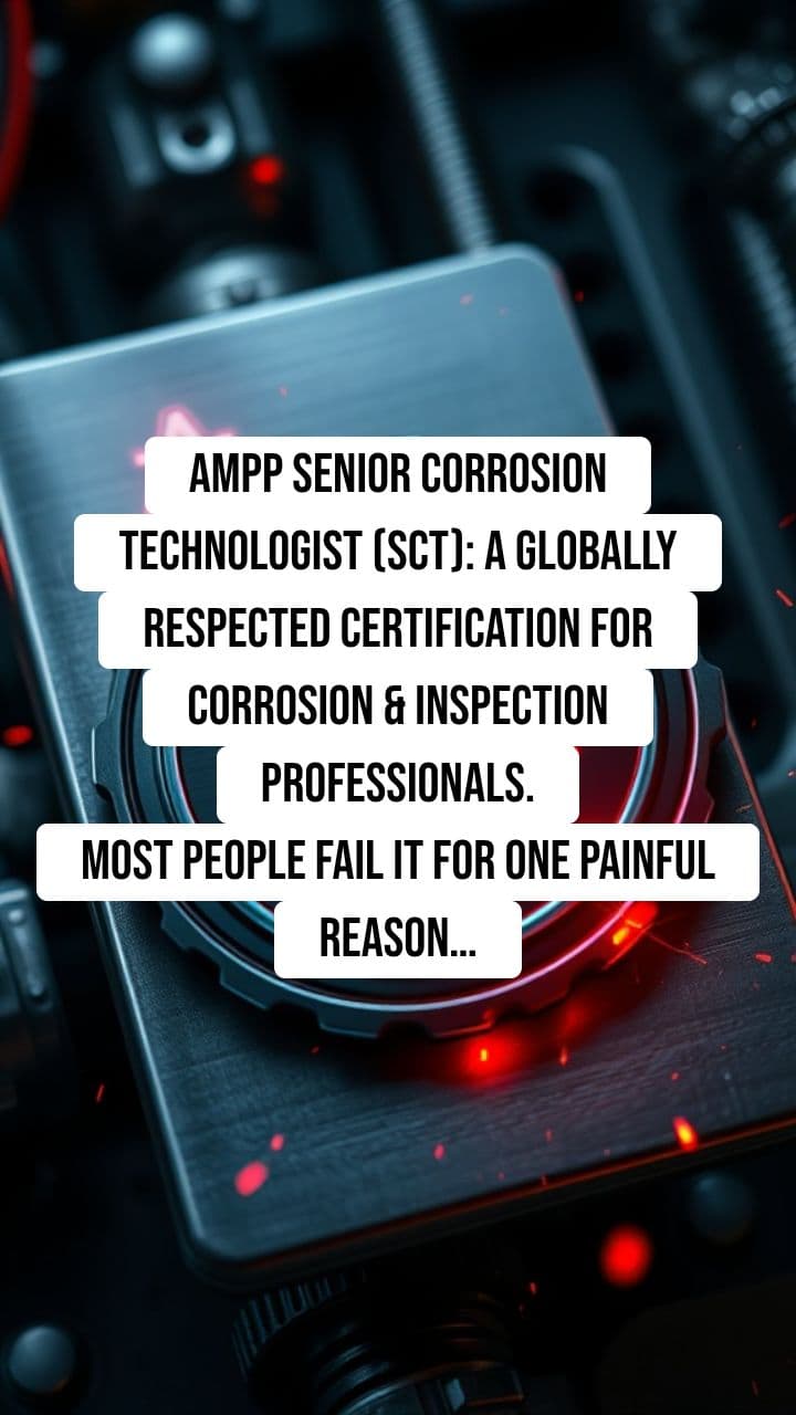 Why Most People FAIL the AMPP Senior Corrosion Technologist Exam