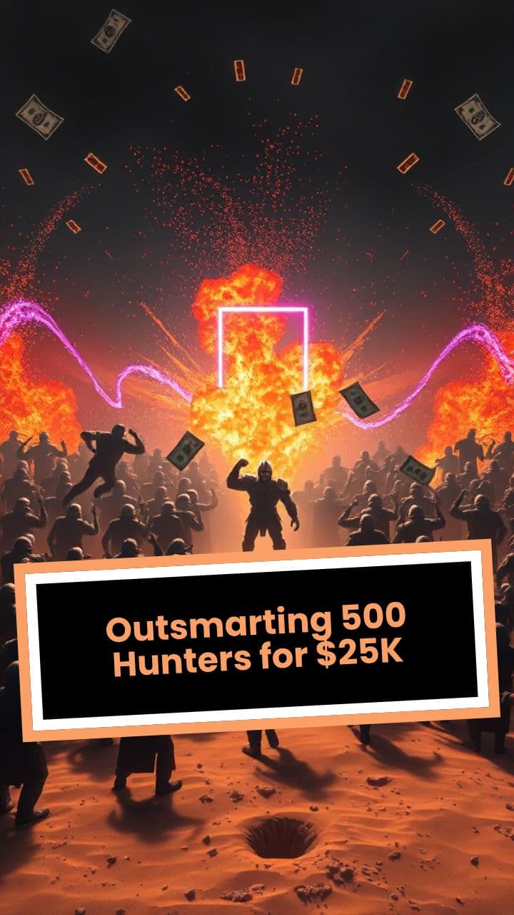 Outsmarting 500 Hunters for $25K