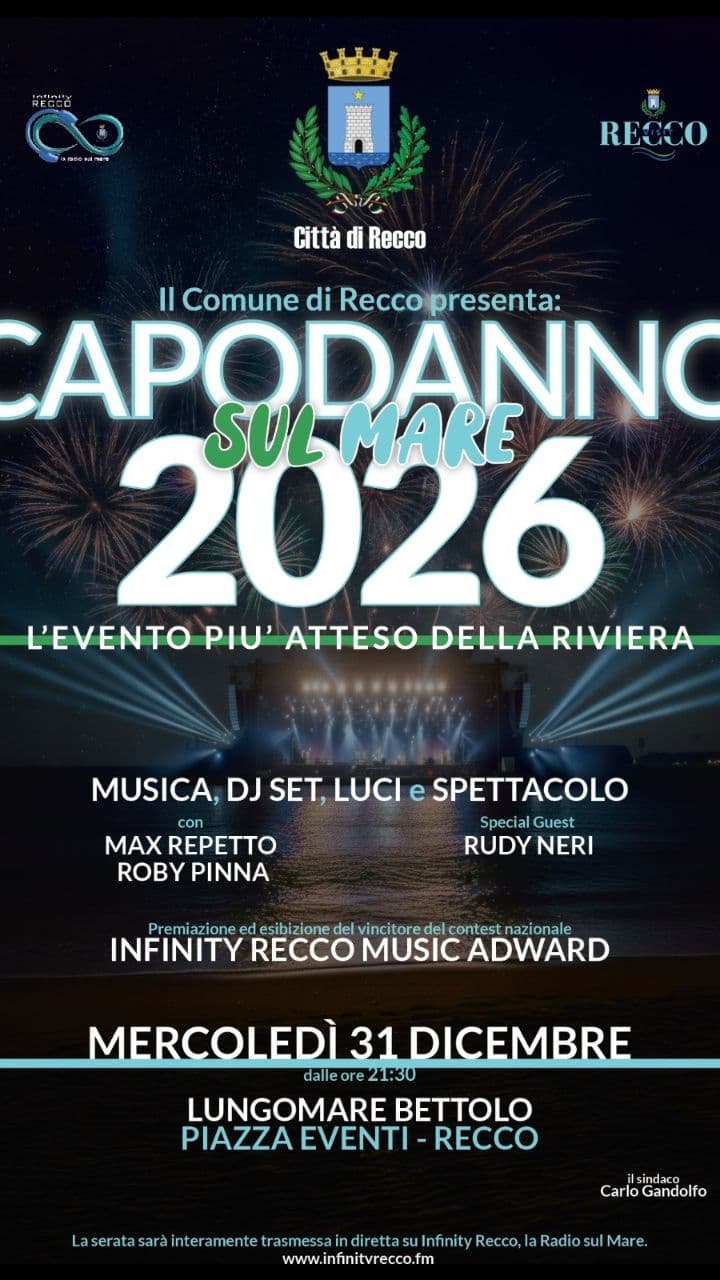 Capodanno sul Mare 2026 a Recco
