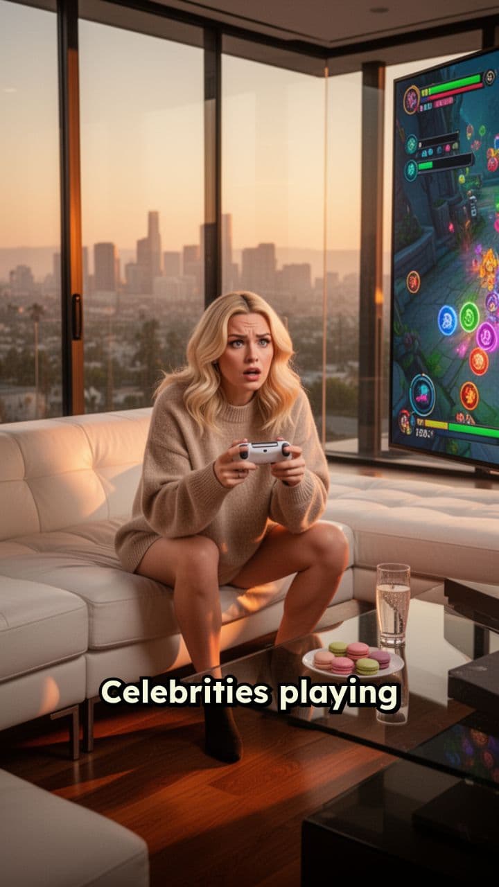 Celebrities Struggling With Video Games