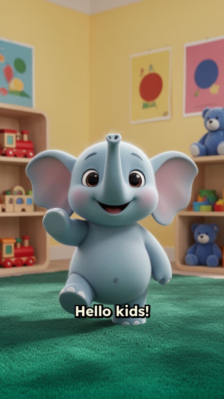 Counting Fun with Baby Elephant