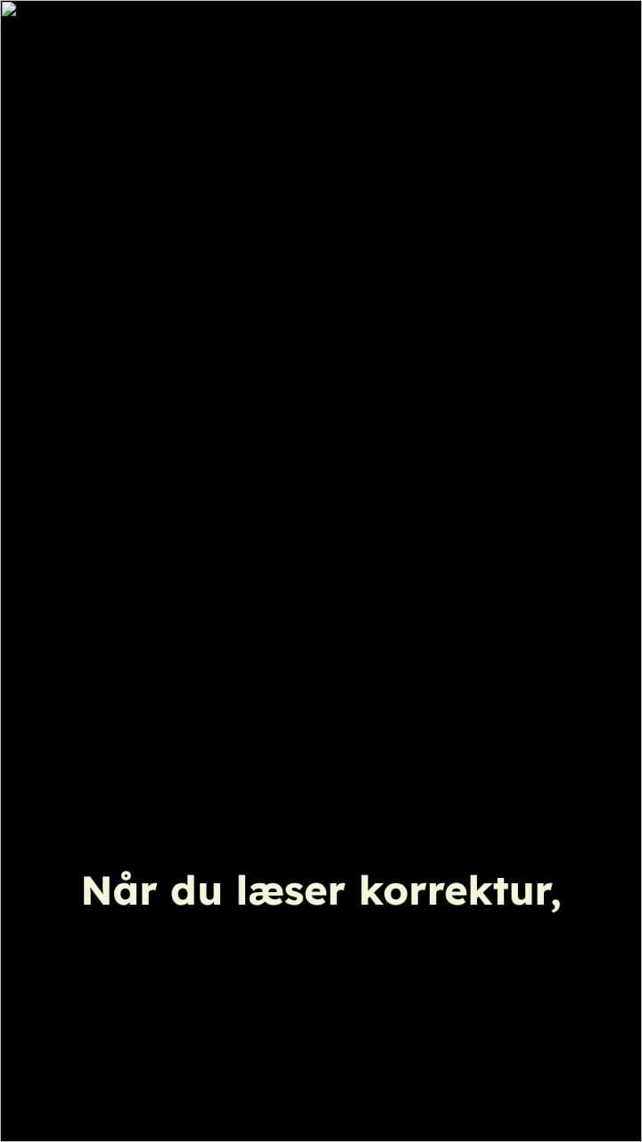 Effektiv Korrektur Læsning