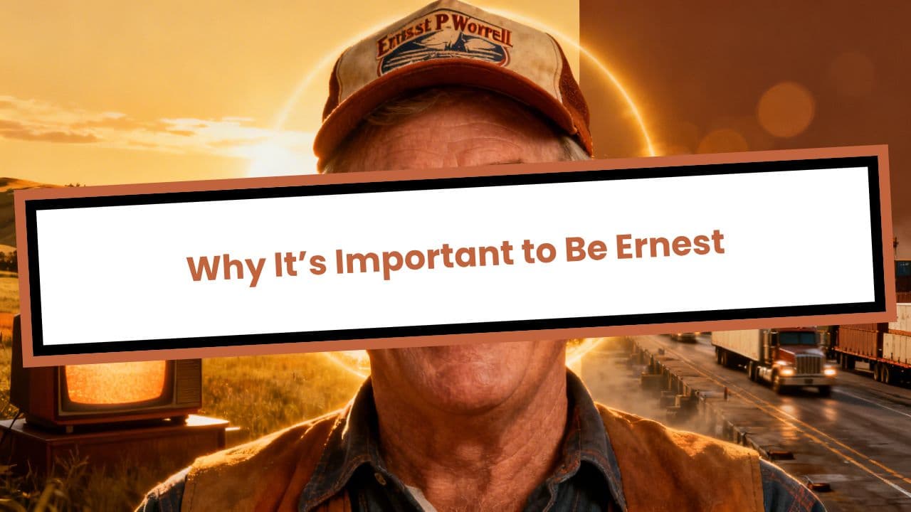 Why It’s Important to Be Ernest