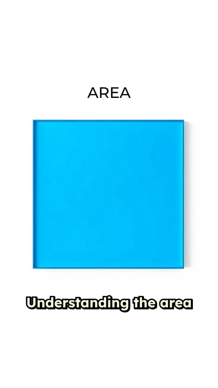 The Concept of Area: The Rectangle