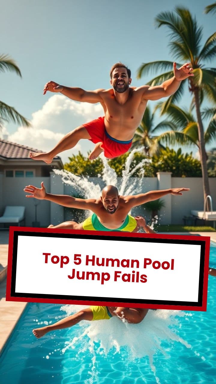 Top 5 Human Pool Jump Fails