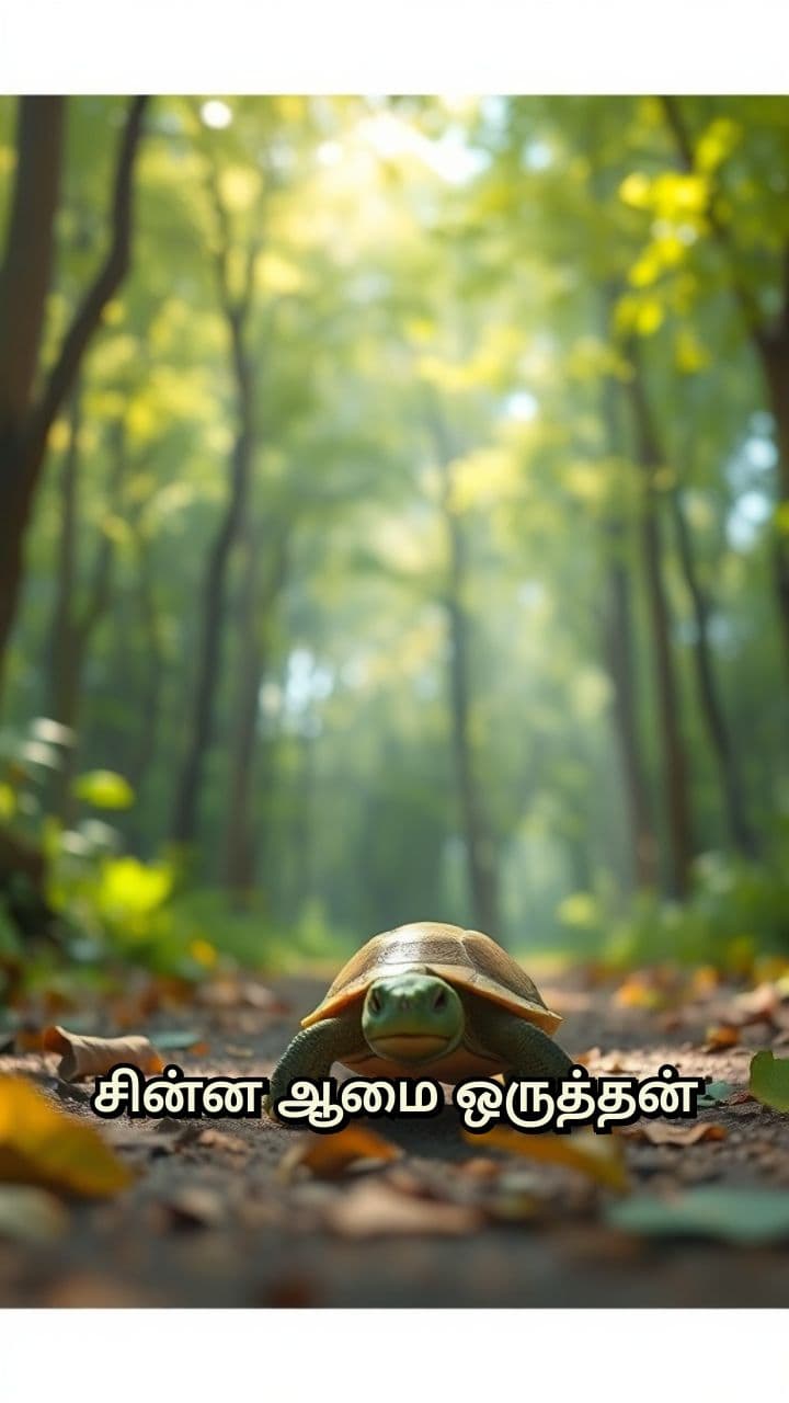 சின்ன ஆமையின் பயணம்