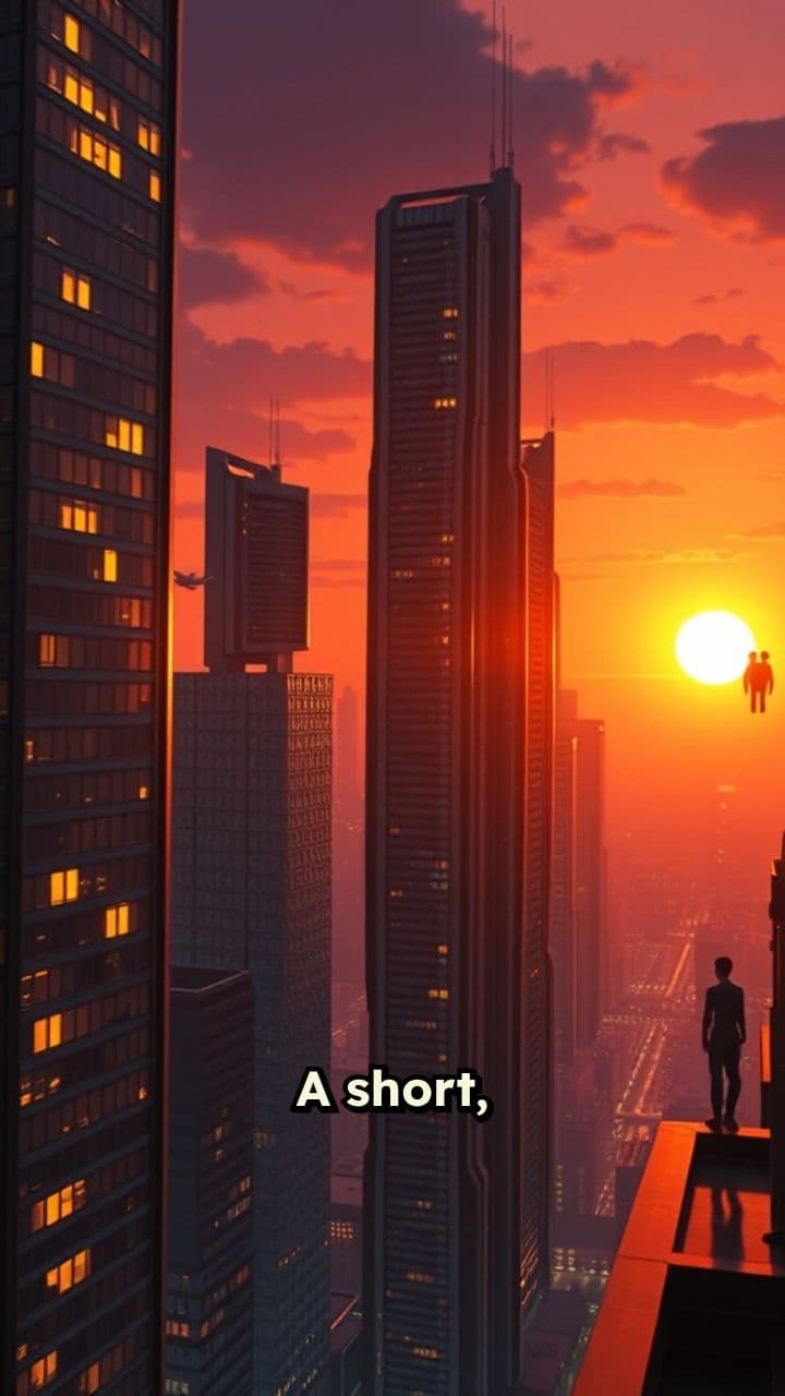 Rooftop Duel at Sunset