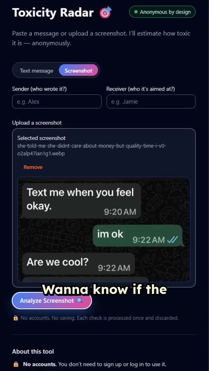 Analyze Your Text for Toxicity