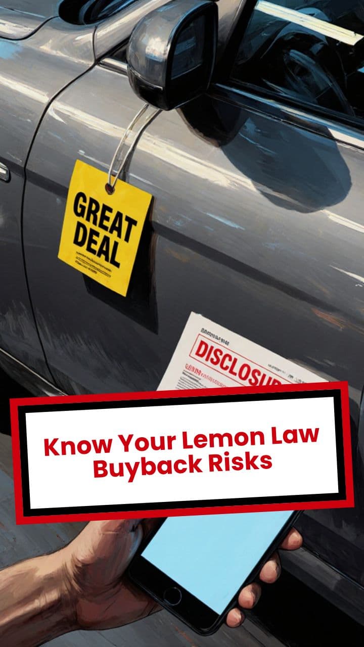 Know Your Lemon Law Buyback Risks
