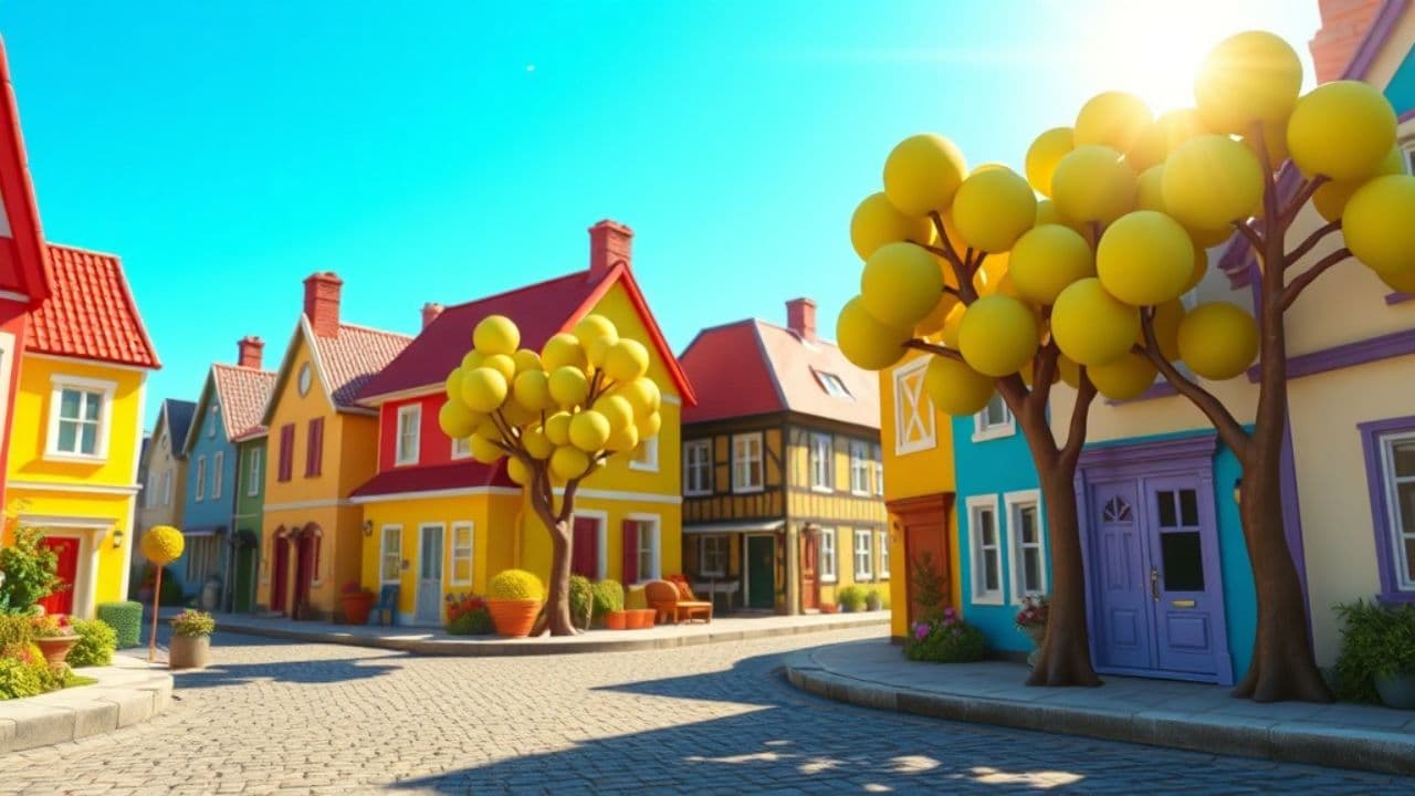 Зонтики в городе Том