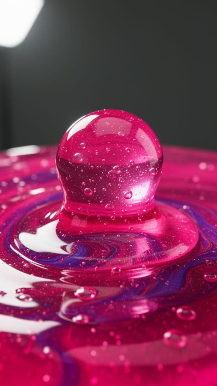 Extreme Pink Slime Pop Slow-Mo