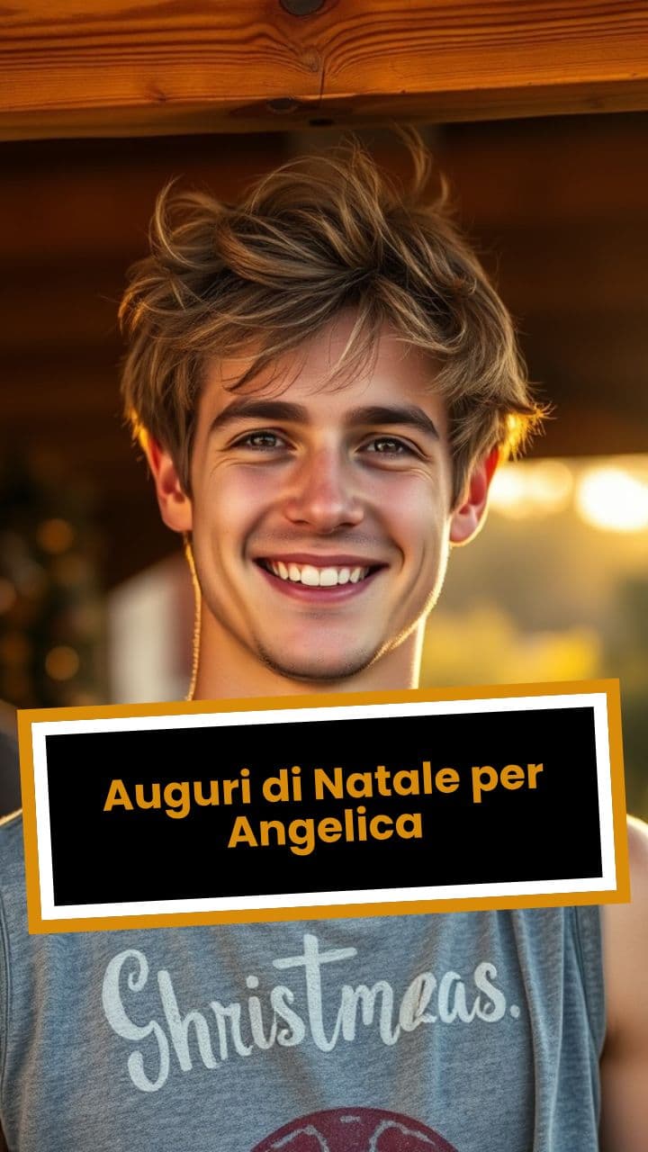 Auguri di Natale per Angelica