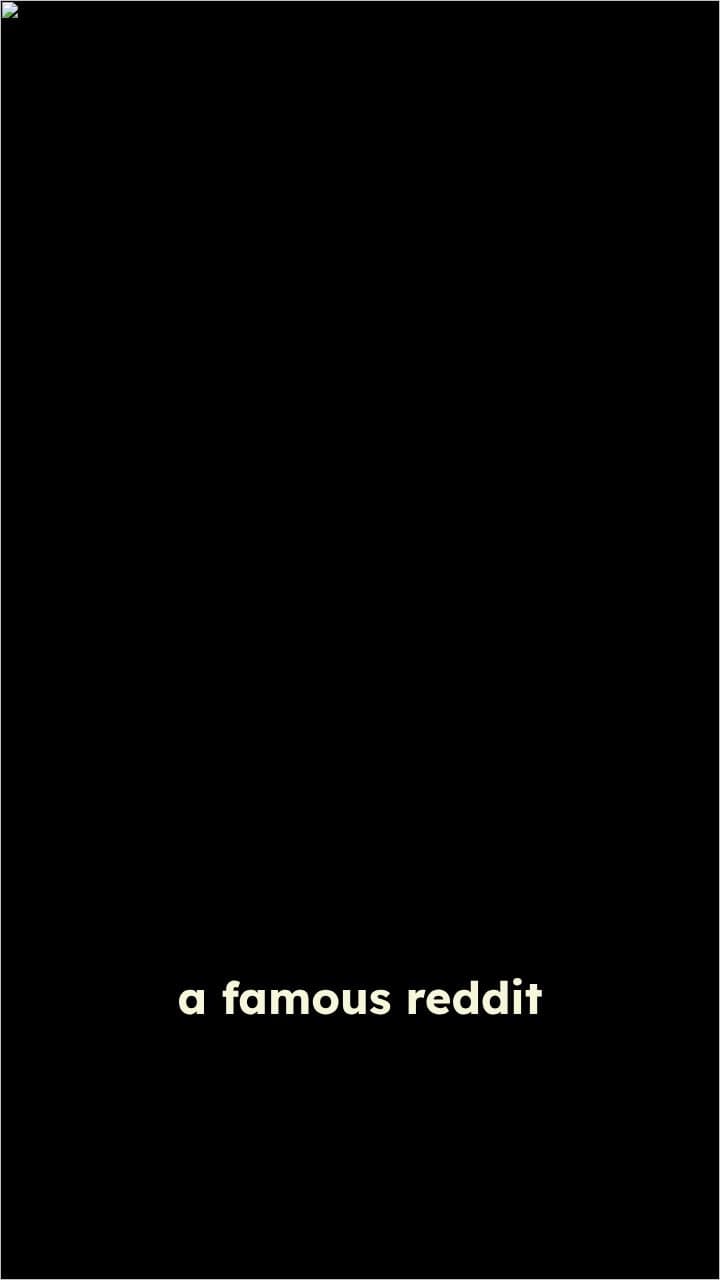 A Memorable Reddit Tale