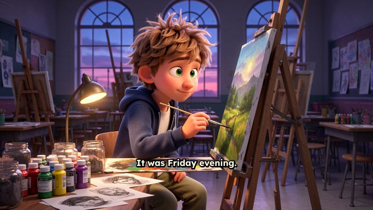 Locked in School After Dark