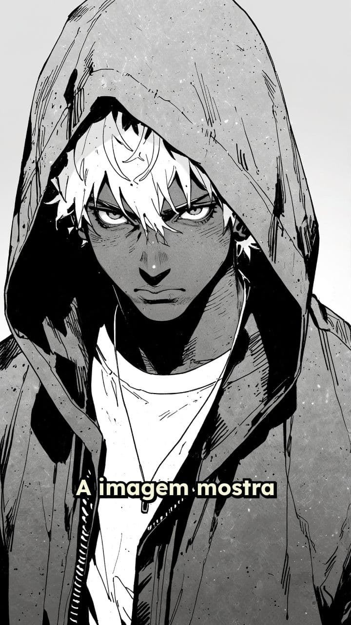 Personagem Fantástico com Estilo Sombrio