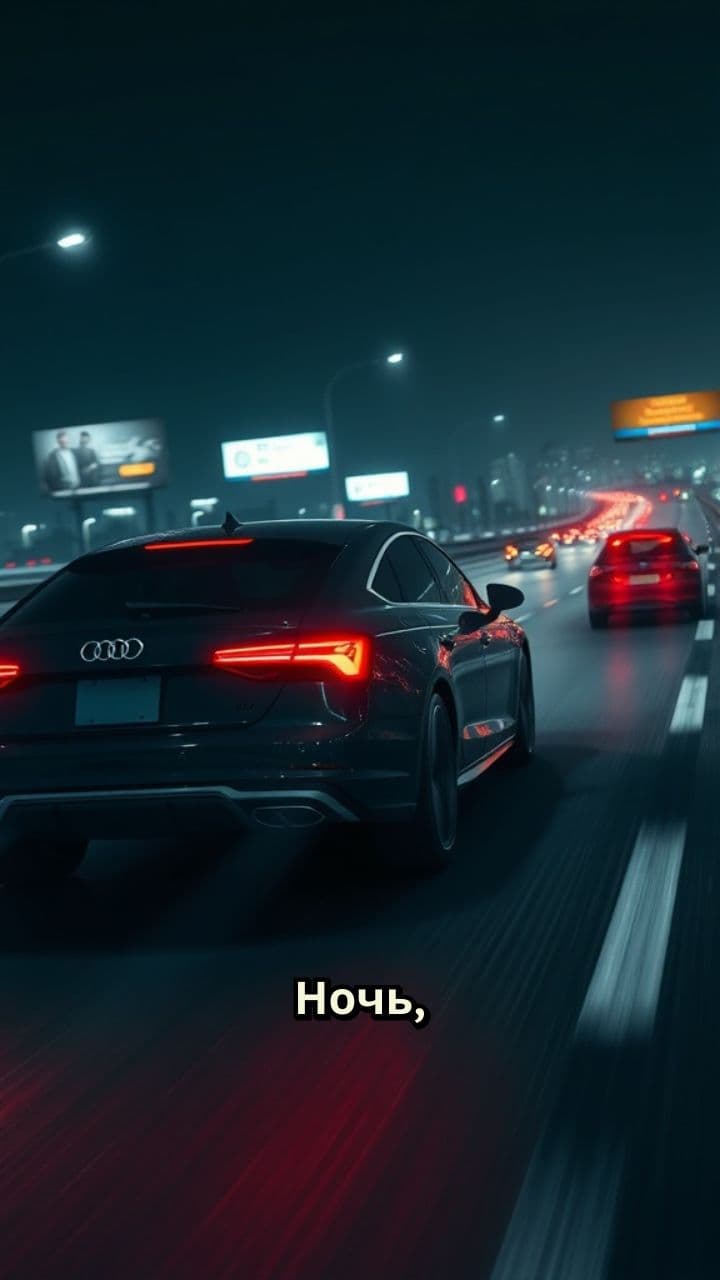 Ночная гонка на автобане