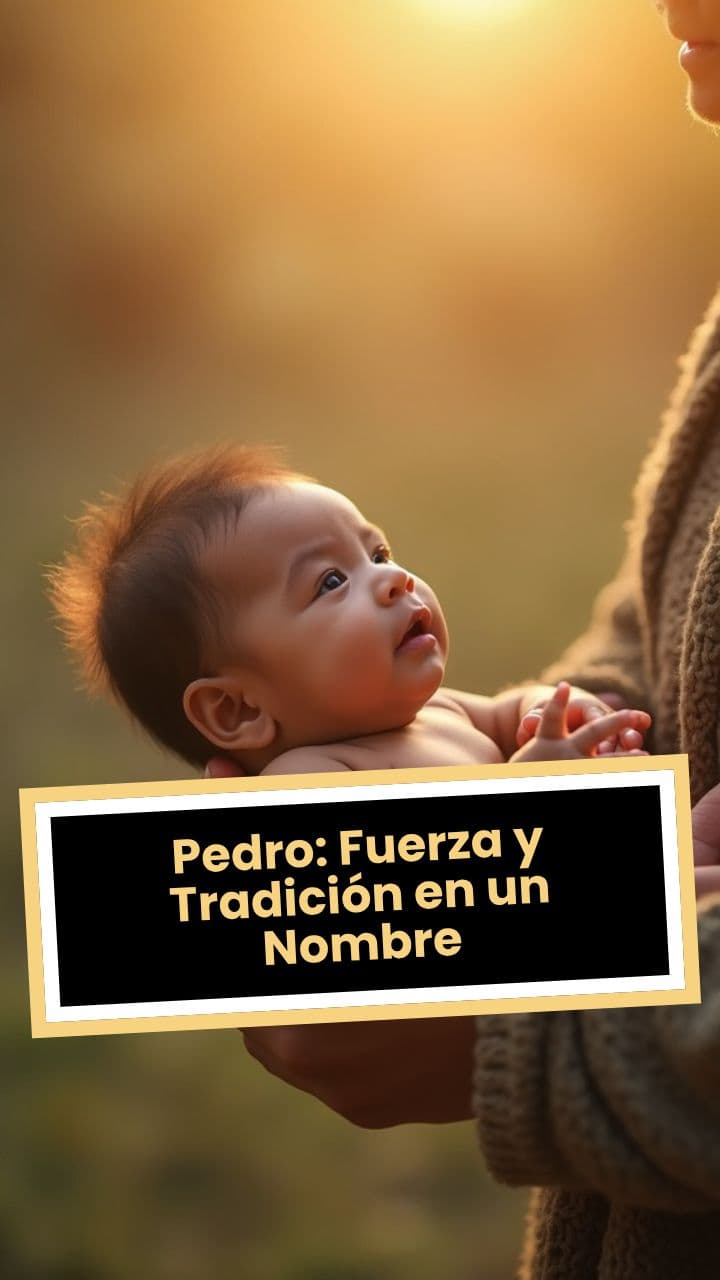 Pedro: Fuerza y Tradición en un Nombre