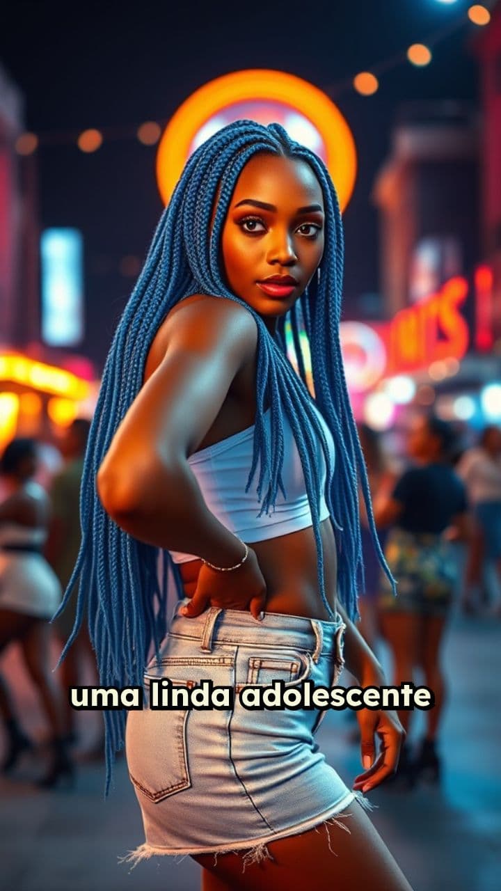 Adolescente Funkeira em Mini Saia