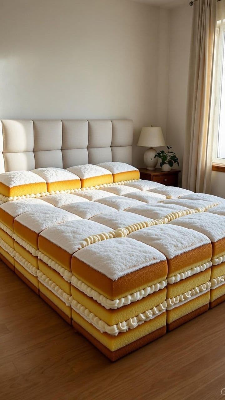 Rainbow Cake Bed ASMR Experience