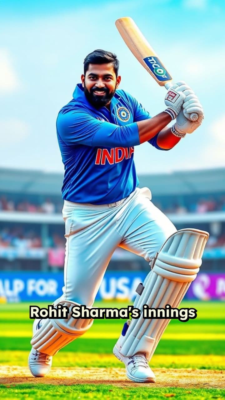 Rohit Sharma's Brilliant Innings Against Pakistan