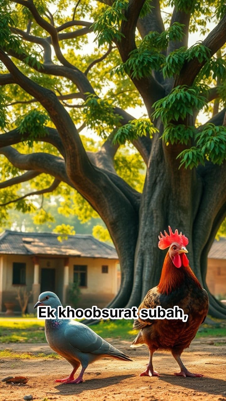 Dosti Ki Kahani: The Pigeon and The Hen