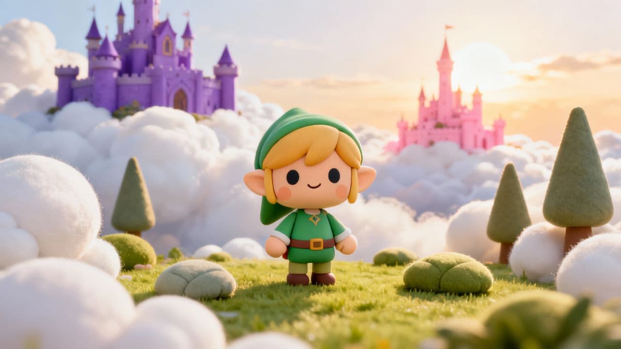 Einhornprinzessin Matea im lila Schloss