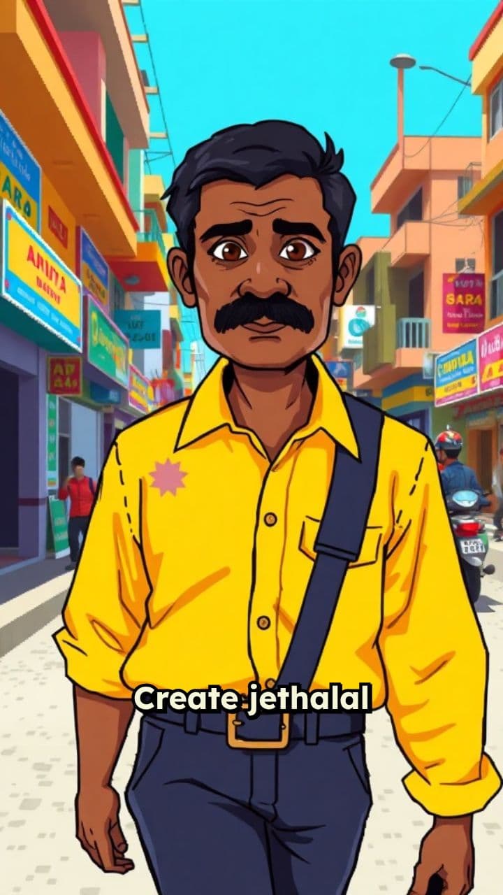 Jethalal's Pixar Adventure on the Road