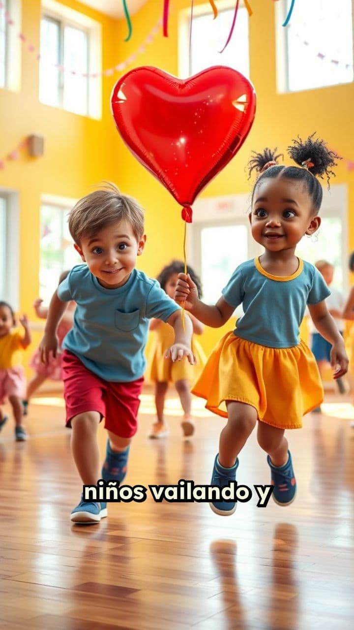 Amor y baile infantil