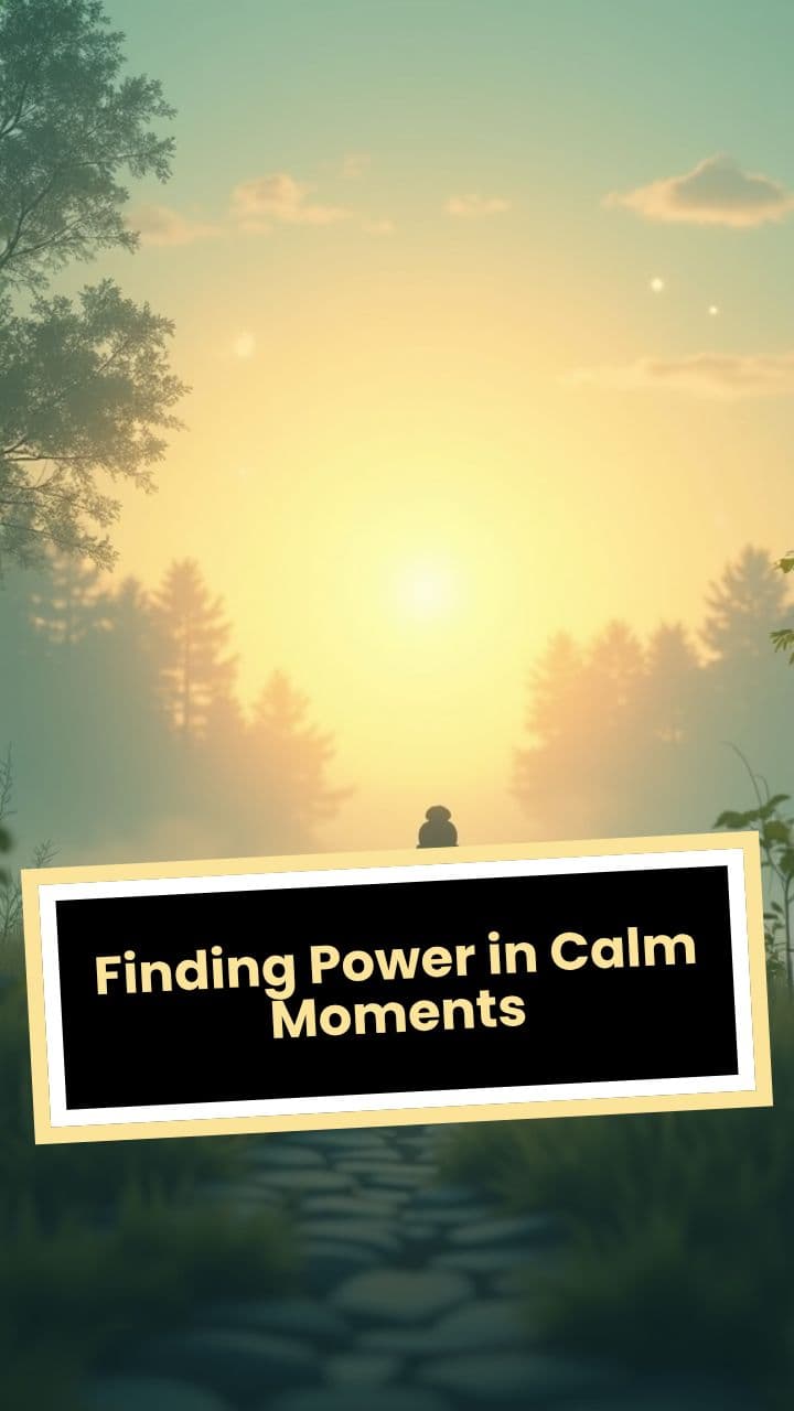 Finding Power in Calm Moments