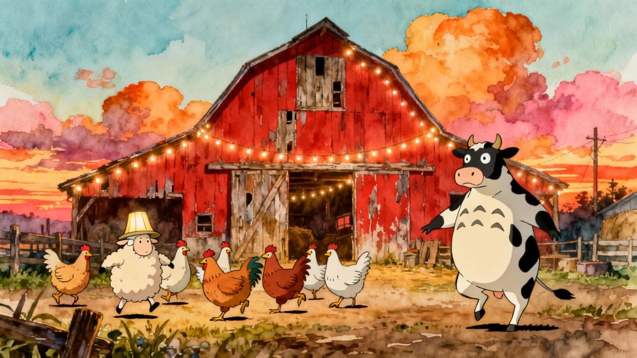 Le cheval bleu a des dents