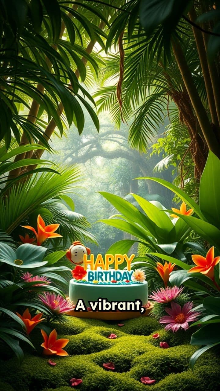 Jungle Adventure: Rudraneil's First Birthday