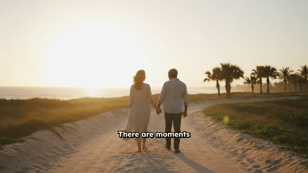 A Shared Journey at Sunset