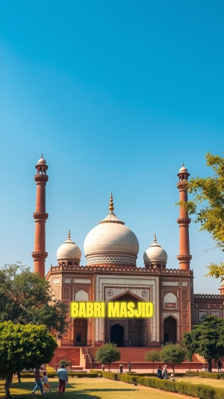 बाबरी मस्जिद का इतिहास