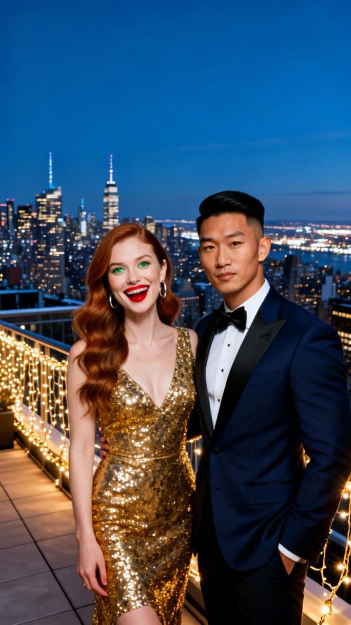 Happy New Year 2026 in New York