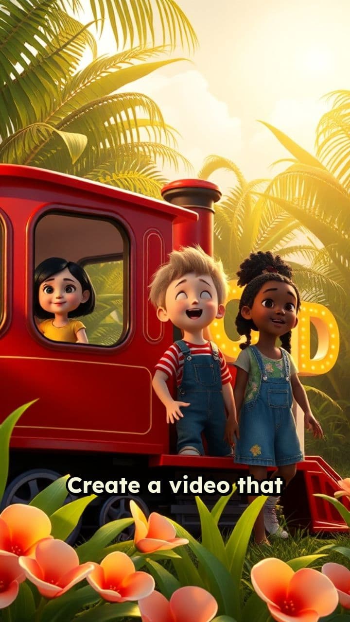 ABCD Train Song in the Jungle