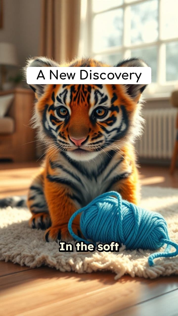 The Little Tiger's Yarn Adventure