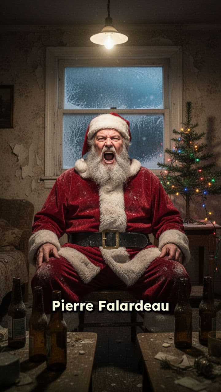 Pierre Falardeau as Angry Santa