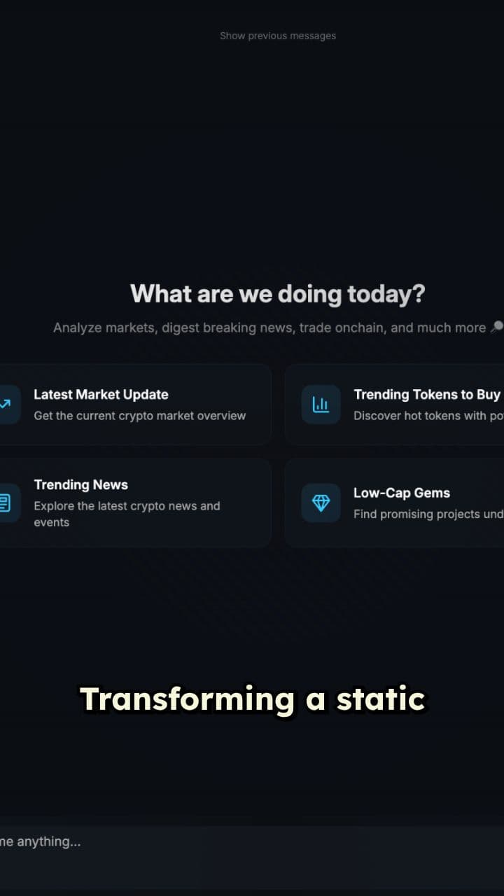 A Living Crypto Dashboard Interface