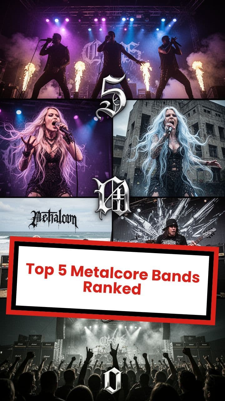 Top 5 Metalcore Bands Ranked