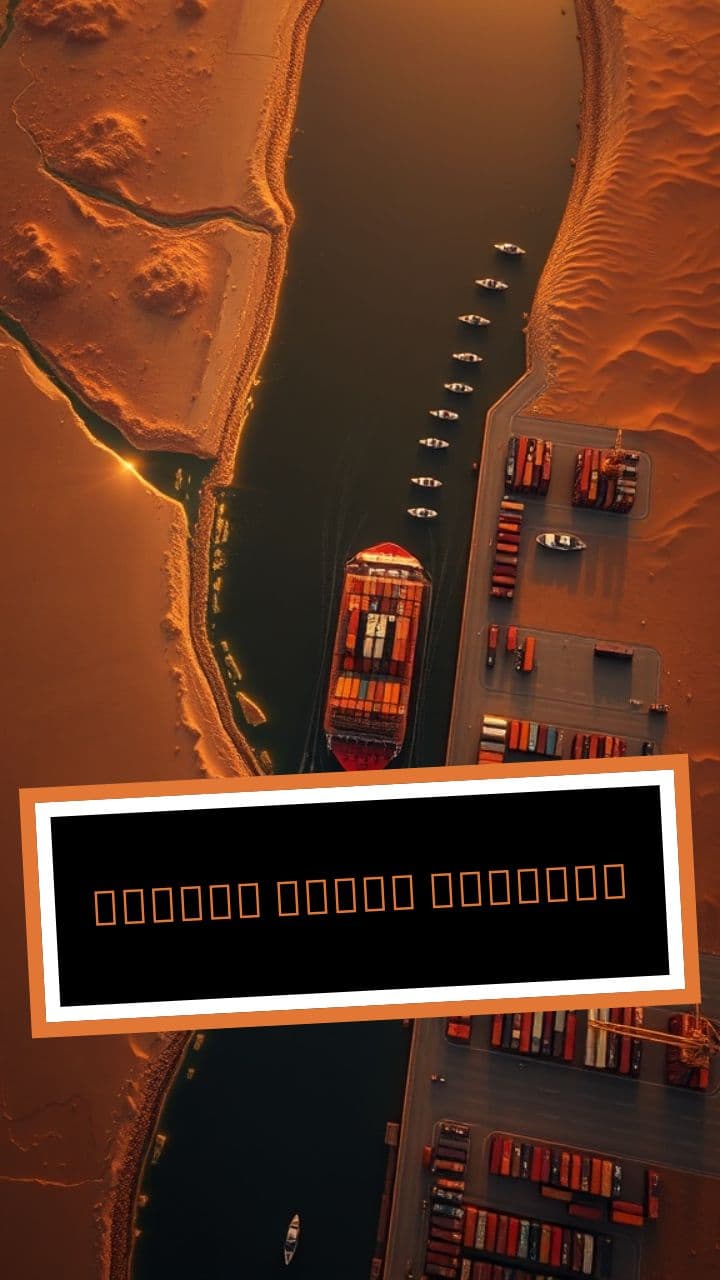 সুয়েজ খালের গুরুত্ব