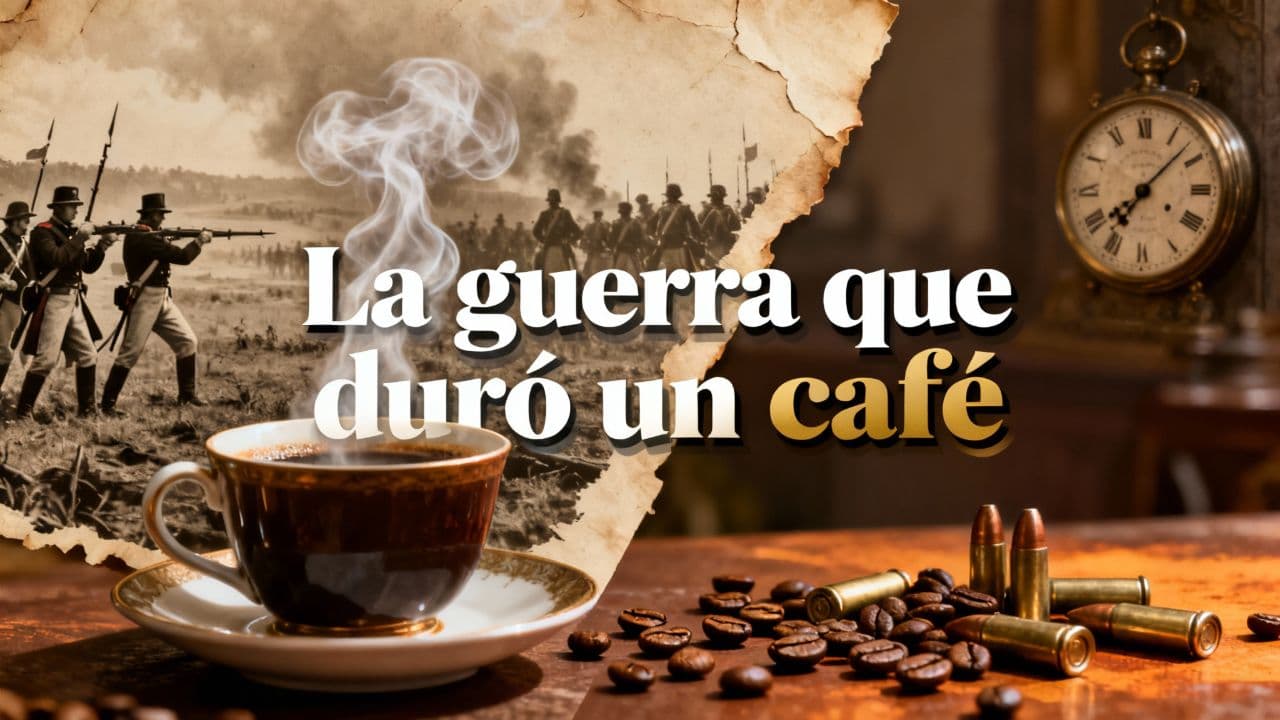 La guerra que duró un café