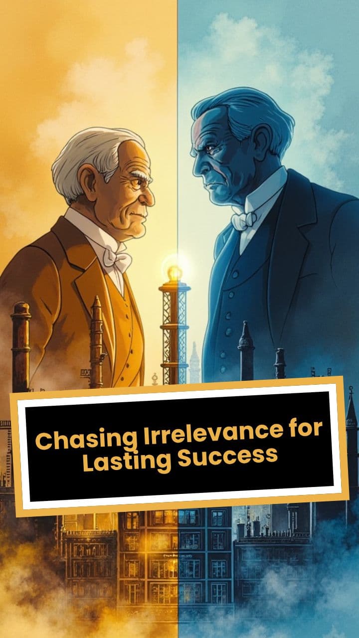 Chasing Irrelevance for Lasting Success