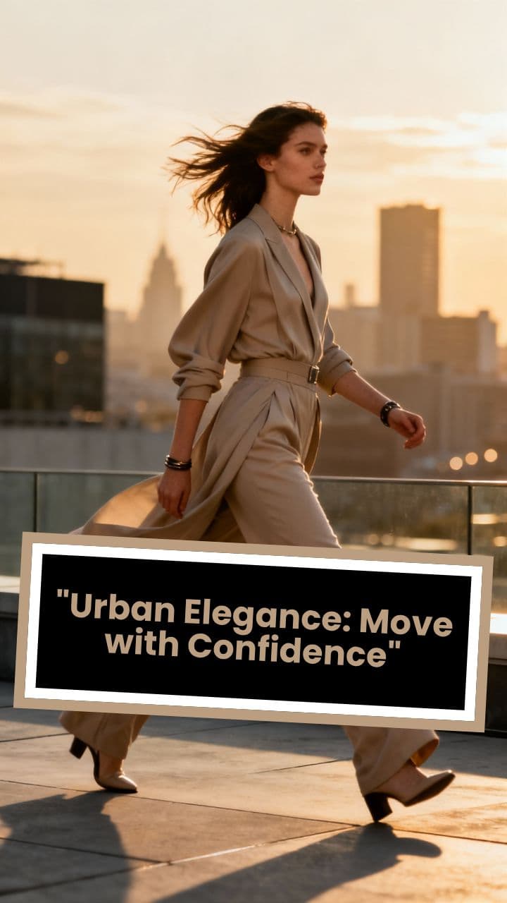 "Urban Elegance: Move with Confidence"