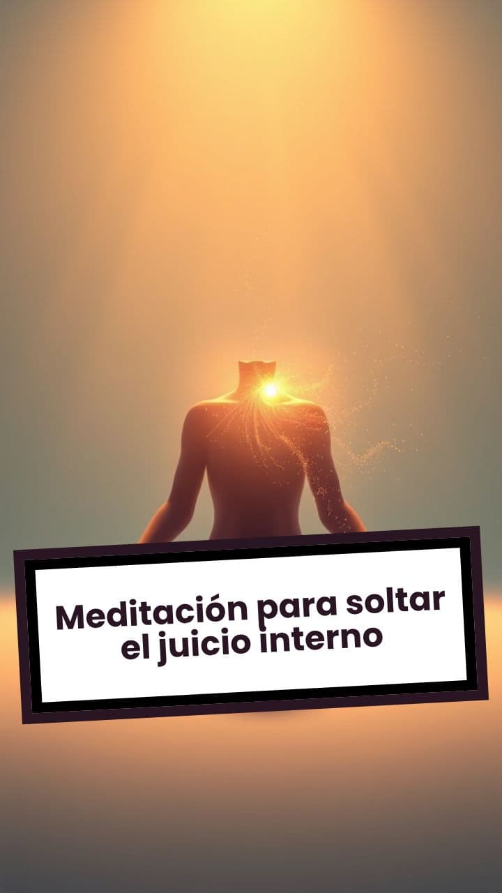 Meditación para soltar el juicio interno