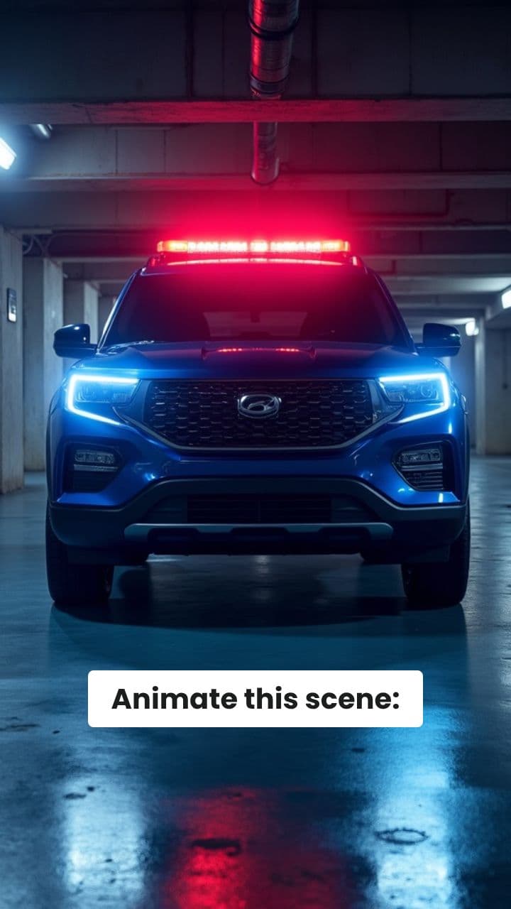 Emergency Lights in Parking Garage