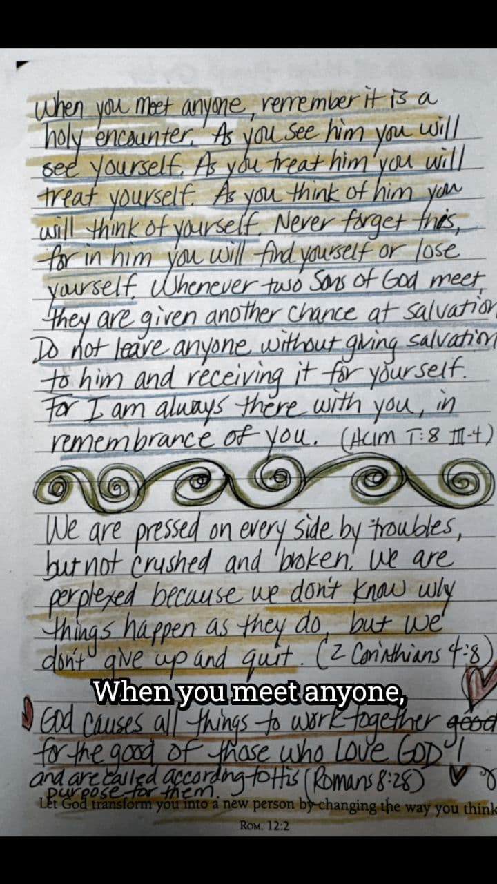 Holy Encounters and Divine Purpose